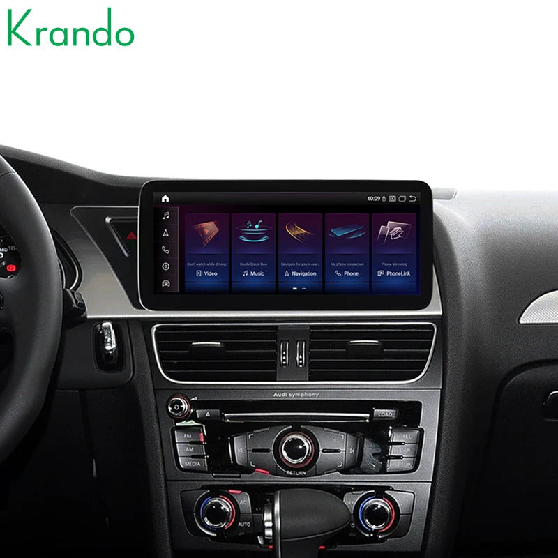 Krando 10.25 Inch Android Auto Radio Screen For AUDI A4/A4L/A5 2017-2020 CarPlay HD Touch Screen Head