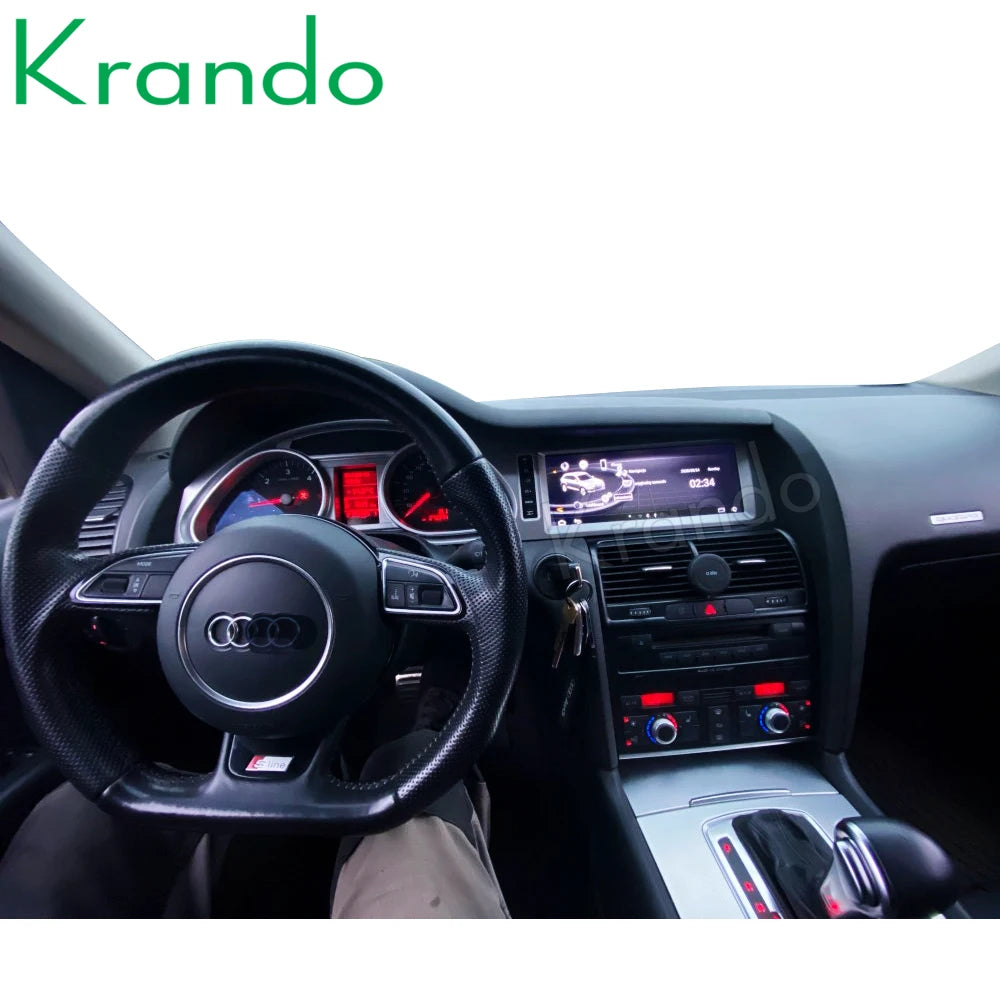 Krando 10.25'' Android Car Multimedia Autoradio for Audi Q7 2005-2015 Navigation radio GPS navigation system OEM Factory Style with carplay android auto 4g sim