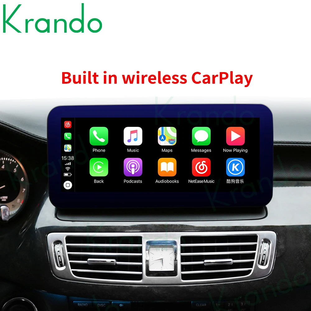 Krando 12.3" qualcomm snapdragon Android Car Radio gps for Mercedes Benz CLS W218 2011-2018 stereo head unit navigation multimedia system carplay android auto