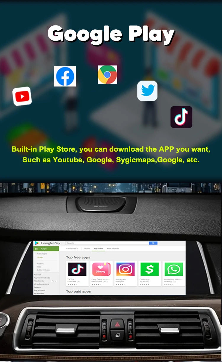 Krando 10.25'' Android Carplay Car Radio Car Multimedia for BMW 5 Series F07 GT 2011-2018 GPS Stereo Screen LHD