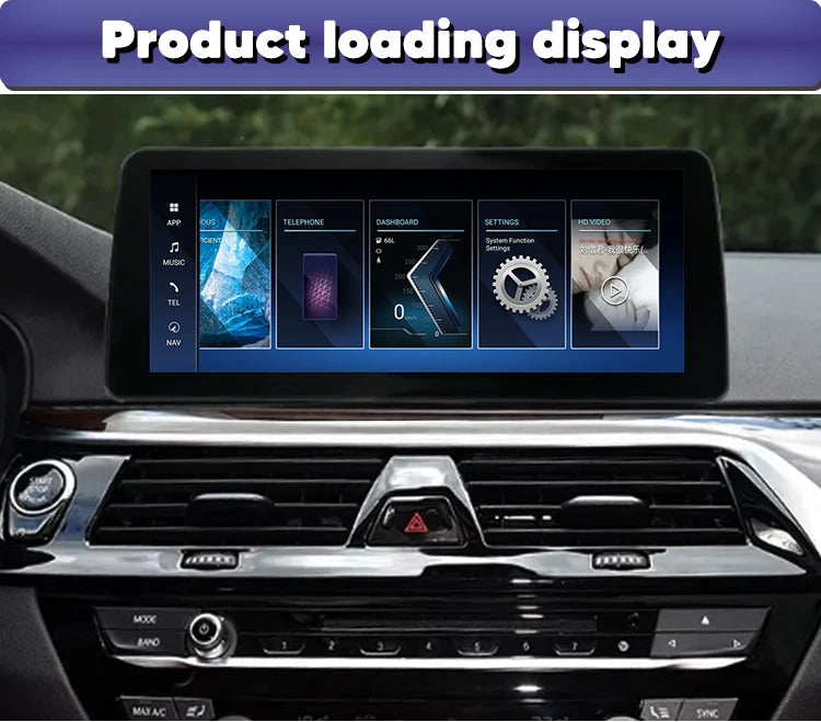 Krando 10.25/12.3 Inch Car Radio Navigation Play For BMW 5 Series G30 2018- Multimedia Player GPS Navigation Screen Head