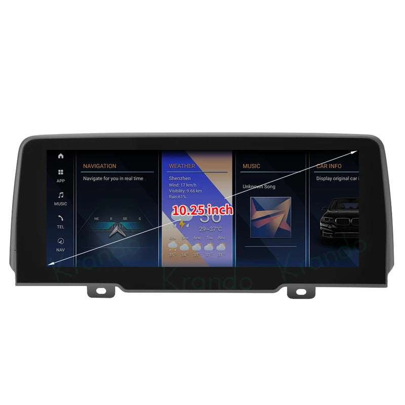 Krando 10.25 inch Android Auto NBT System Car Radio Car Multimedia for BMW X3 G01 2018 GPS Stereo Screen LHD