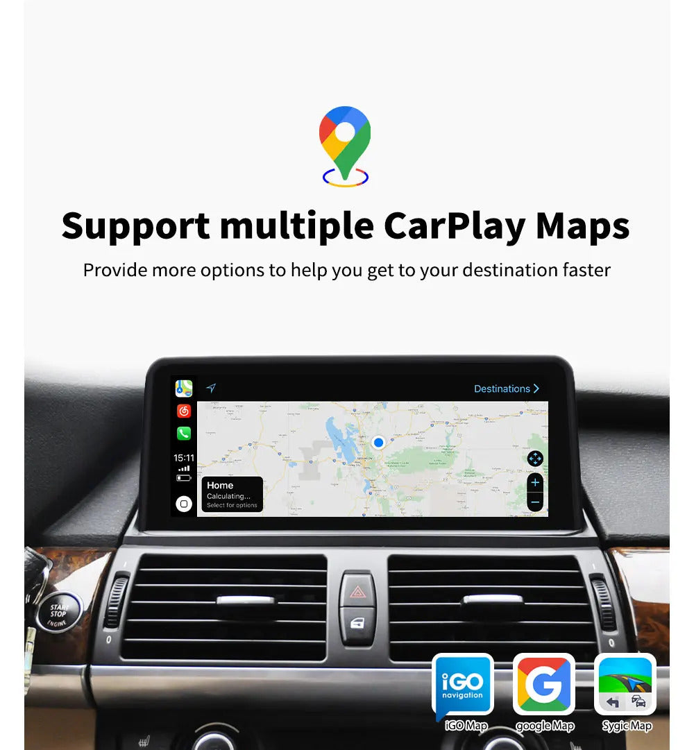 Krando 10.25 Inch Car Radio Android Auto NBT For BMW X5 E70/X6 E71 2007-2014 Multimedia Player GPS Navigation CarPlay HD Touch