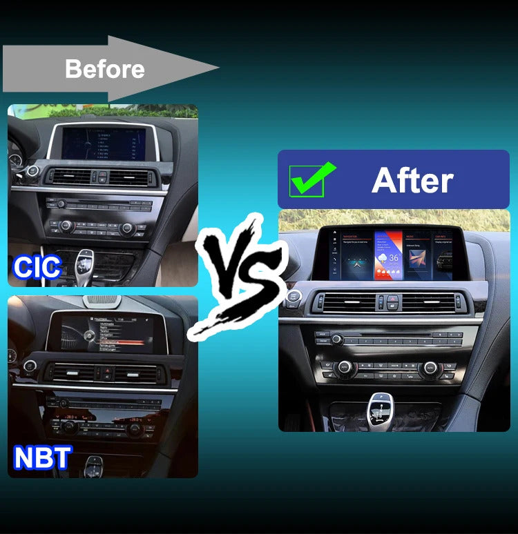 Krando 10.25'' GPS Navigation Carplay Android Car Radio For BMW 6 Series F06/F12 2010-2017 Video Player Stereo Auto GPS