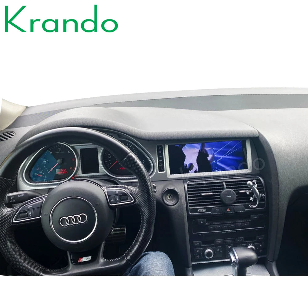 Krando 10.25'' Android Car Multimedia Autoradio for Audi Q7 2005-2015 Navigation radio GPS navigation system OEM Factory Style with carplay android auto 4g sim