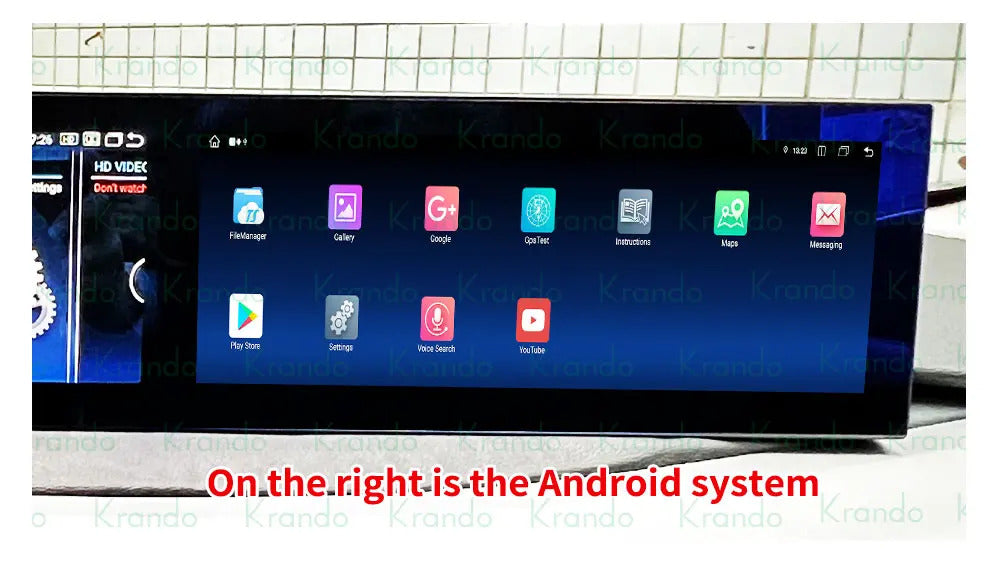 Krando 24.6'' Car Navigation for BMW X5 X6 F15 F16 2013 - 2017 Android Autoradio Screen Wireless Carplay Multimedia Head Unit