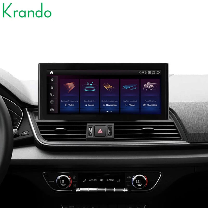 Krando 10.25'' Car Radio Auto NBT System For AUDI Q5/Q5L2018-2020 Wireless CarPlay Android display GPS Head Unit