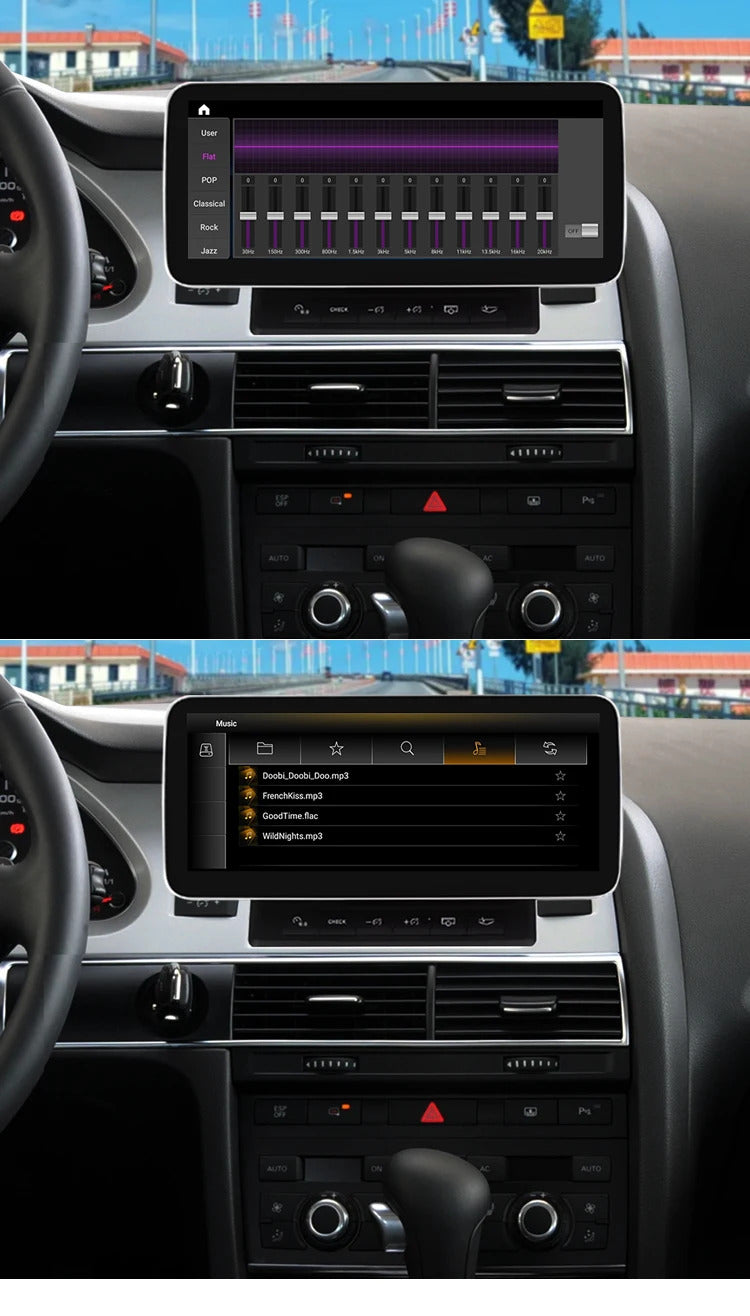 Krando 12.3 Inch Navigation Car Radio Android Auto NBT For AUDI A6 A6L 2005-2011 Carplay 4g Wireless Touch Screen Head Unit