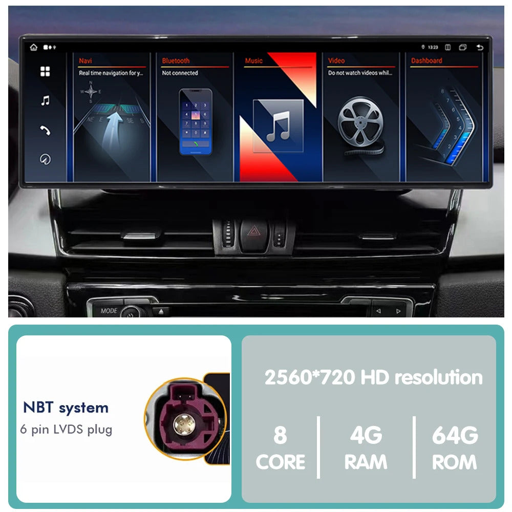 Krando 14.9 Inch Android Auto NBT System For BMW 2 Series F45 MPV 2013-2016 Stereo Multimedia Player GPS Navigation carplay