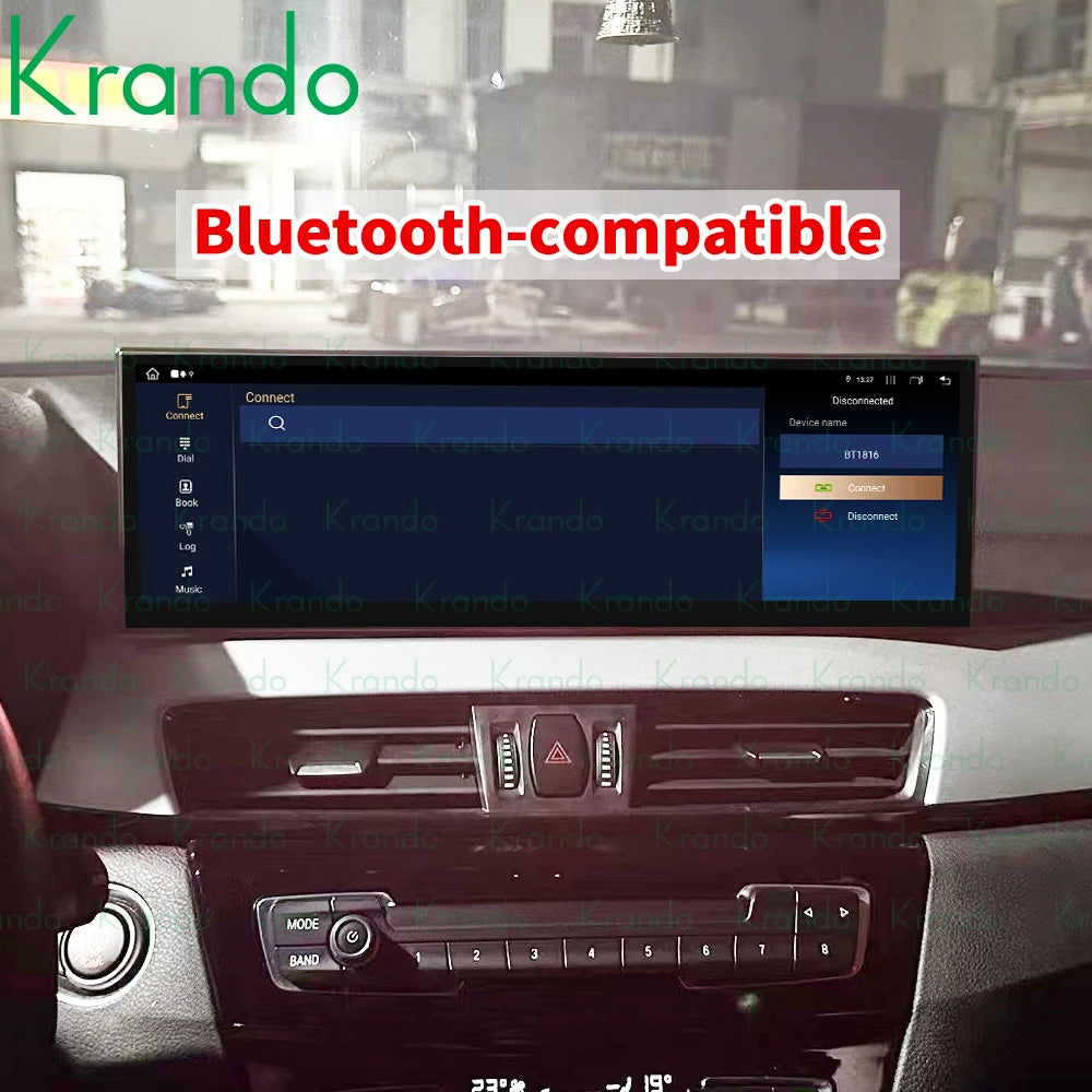 Krando 14.9 Inch QLED Android car radio gps touch Screen For BMW X1 F48 F49 2016 - 2019 naviation multimedia system Wireless Carplay Auto GPS Navi Stereo head Unit