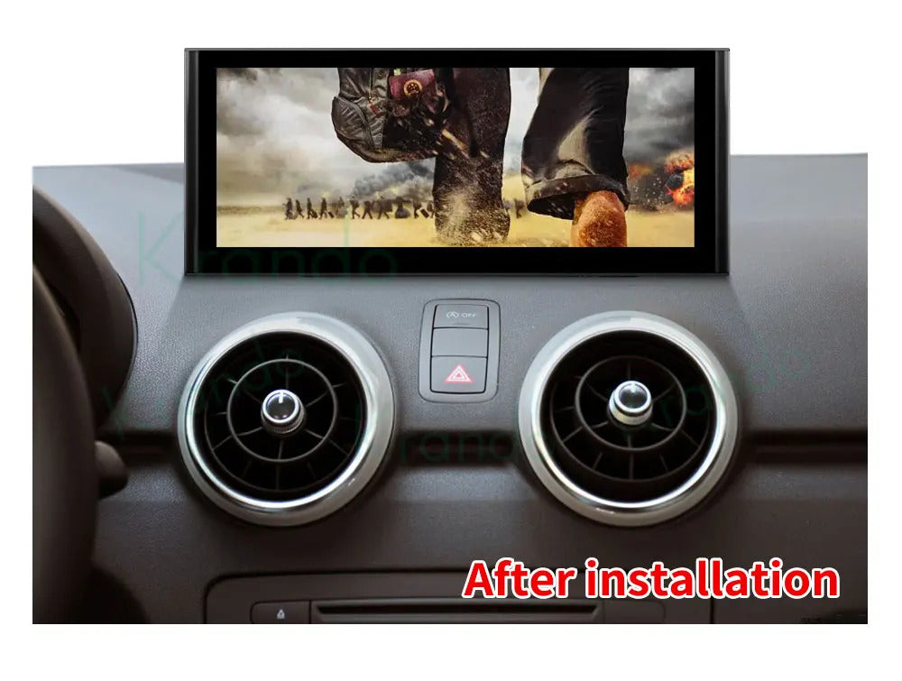 Krando 10.25 Inch Car Radio Android For Audi A1 2010-2018 Stereo Multimedia Player GPS Navigation CarPlay HD Touch Screen Head