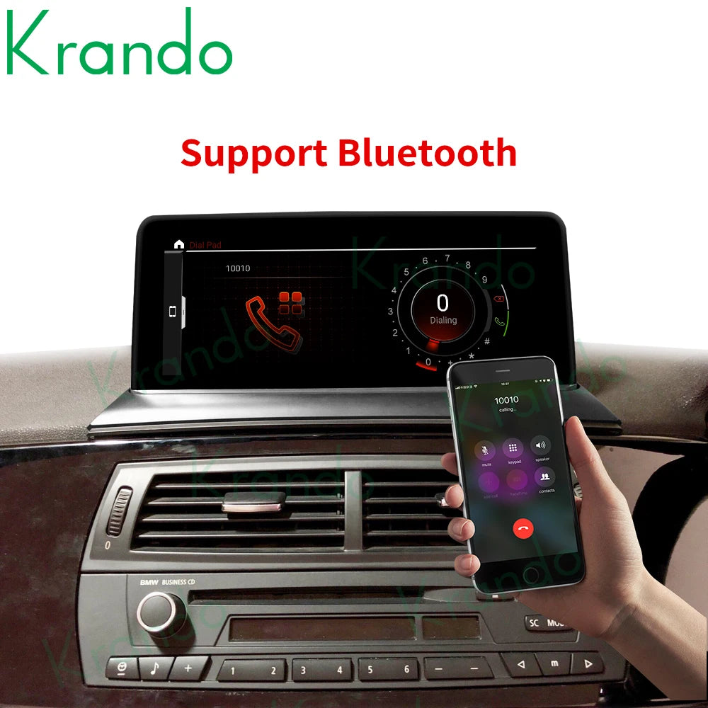 Krando 10.25" Android Car Radio GPS stereo For BMW Z4 E85 E89 2004 - 2018 Navigation head unit multimedia system carplay android auto 4g sim card