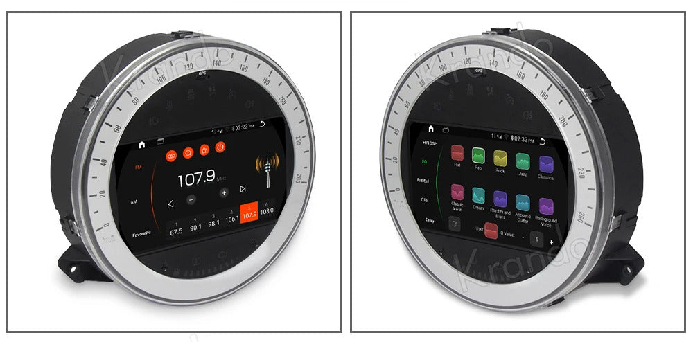 Krando 7'' GPS Auto Android Navigation For Mini Cooper R60 2006-2013 Video Player Stereo Carplay 5G