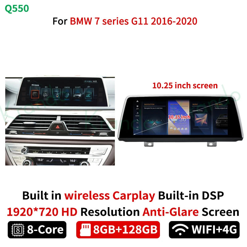 Krando 10.25'' GPS Android Auto NBT Car Radio For BMW 7 series G11 G12 2016-2020 Stereo Auto GPS Navigation