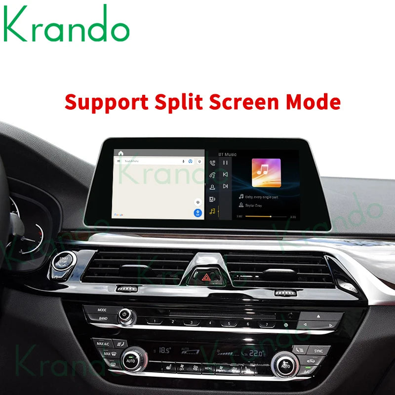 Krando 10.25'' Android Car Radio GPS For BMW 5 Series G30 EVO 2018 - 2020 Autoradio Stereo navigation multimedia system player wifi 4g carplay android auto