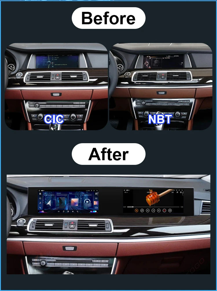 Krando 22 Inch Carplay Android NBT System For BMW 5 Series F07 GT 2011-2018 Stereo Multimedia Player GPS Navigation CarPlay