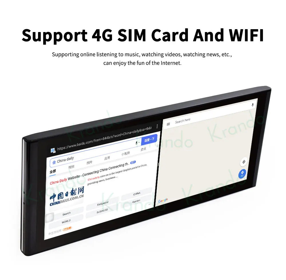 Krando 10.25 Inch Car Radio Android For Audi A1 2010-2018 Stereo Multimedia Player GPS Navigation CarPlay HD Touch Screen Head