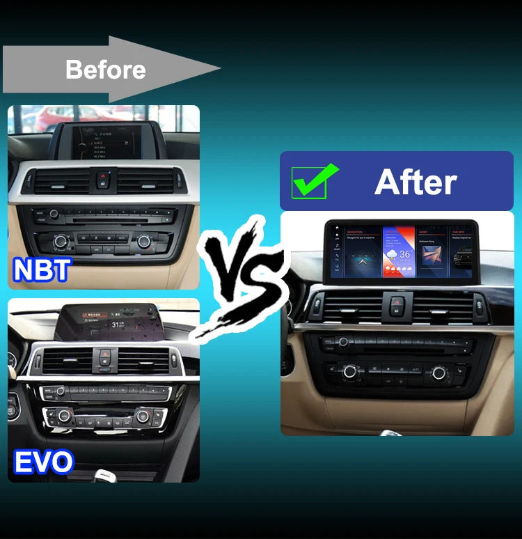 Krando 10.25 Inch Navigation NBT System For BMW 3/4 Series F30/F31/F32/F33/F34/F35/F36 Multimedia Player GPS Navigation CarPlay