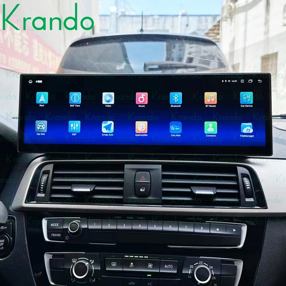 Krando 14.9''android car radio gps autoradio For BMW 1 Series 2 Series F20 F22 F23 F45 2011-2020 touch screen stereo navigation system Wireless Carplay 4G Wifi GPS Head Unit multimedia