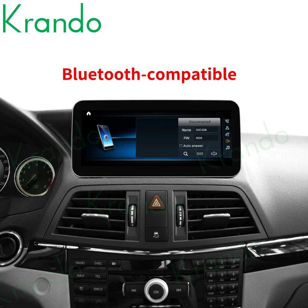 Krando 10.25'' Car Radio GPS stereo For Mercedes Benz E Coupe C207 E200 E230 2009 - 2016 android autoradio head unit navigation multimedia carplay android auto