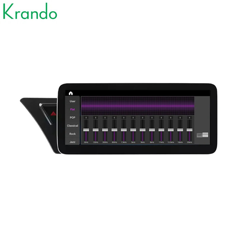 Krando 10.25 Inch Android Auto Radio Screen For AUDI A4/A4L/A5 2017-2020 CarPlay HD Touch Screen Head
