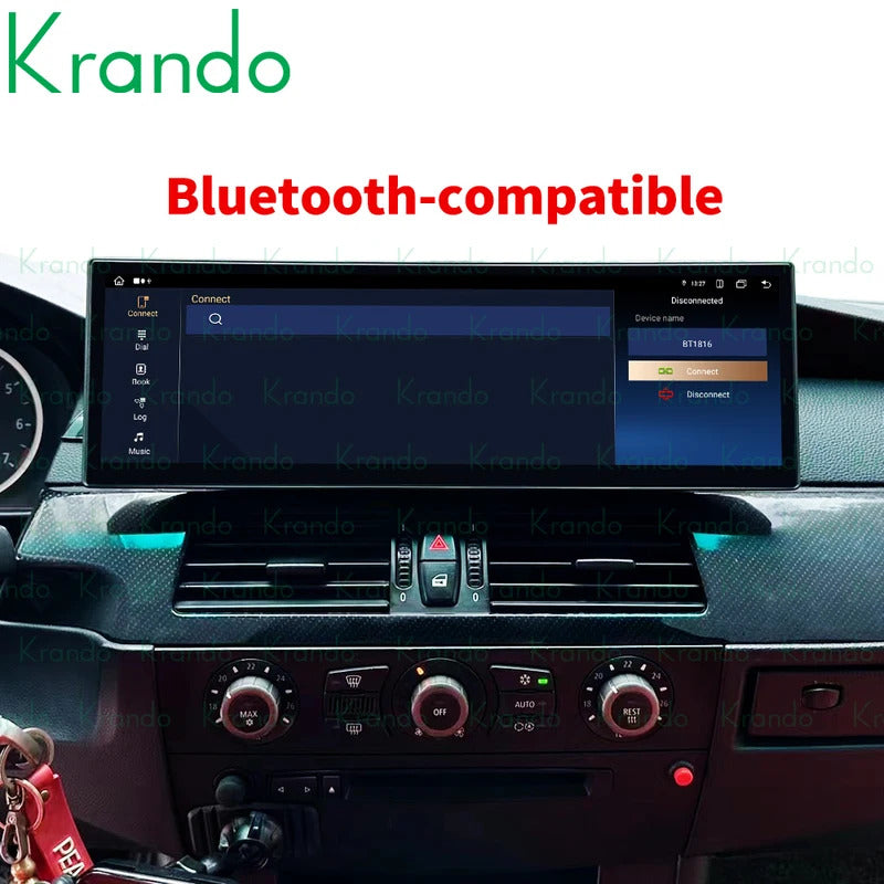 Krando 14.9'' Auto NBT Screen Android  Car Radio For BMW 5 Series E60 2005-2012 Video Player Stereo Carplay 5G