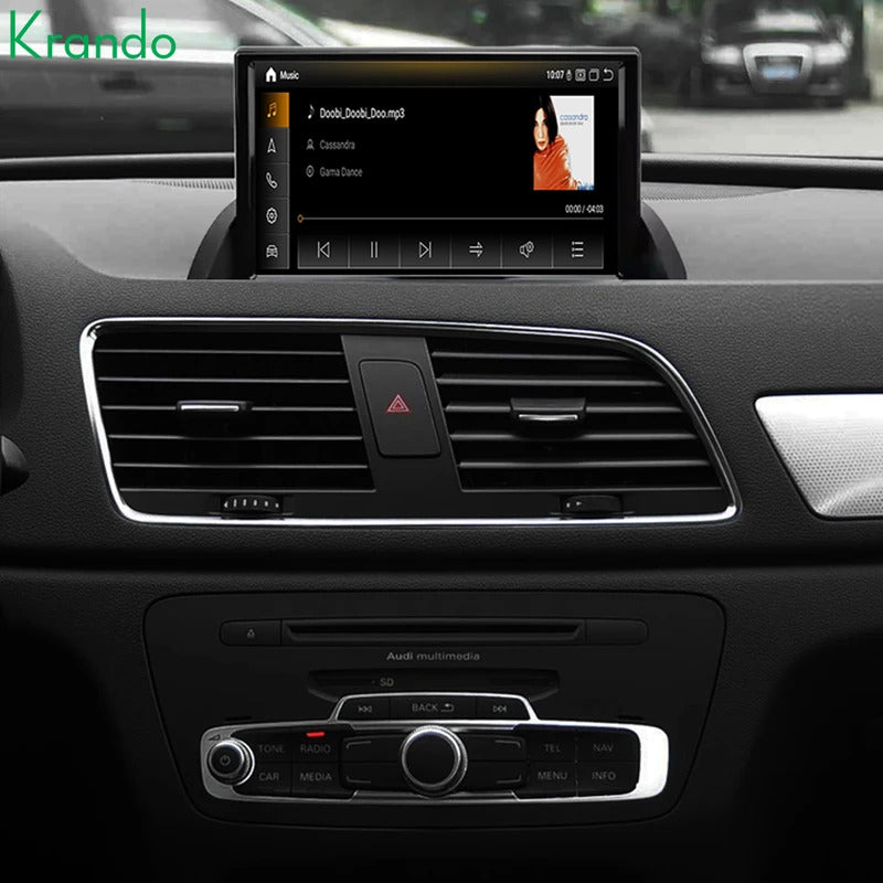 Krando 8'' Car Radio For AUDI Q3 2013-2020 Wireless CarPlay Android Auto Multimedia Player display GPS Head Unit